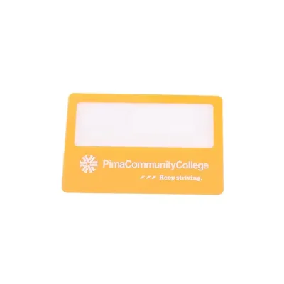 Customized Pocket Magnifier with Ruler Credit Card Magnifier Business Magnifying Glass