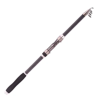 1.8X-TLS Custom Affordable 2.7m Long-Section Fiberglass Telespin Rod with Precision Aluminum Seat for Pier & Saltwater
