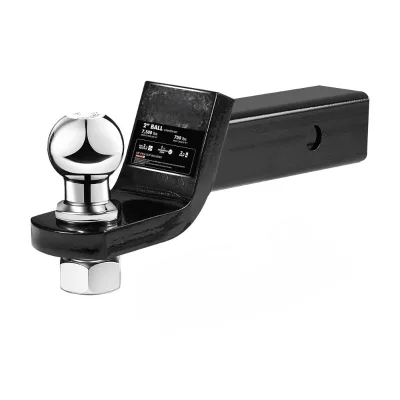 Trailer Hitch Mount with 2-Inch Ball & Pin, Only Fits 2-Inch Receiver, 7,500 LBS, 2-Inch Drop Towing Accessories