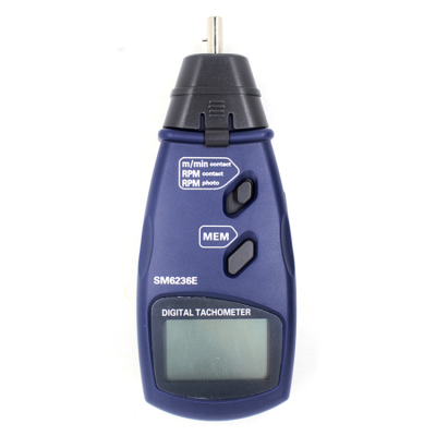 Portable High Precision Photoelectric Tachometer Contact Type Speedometer Dual-purpose Tachometer
