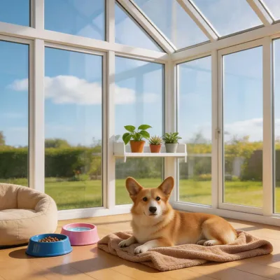 Customized Garden Sunroom With Aluminum Frame Tempered Glass Panel Windproof Energy Saving Home Pet Play Sunroom for Relaxation