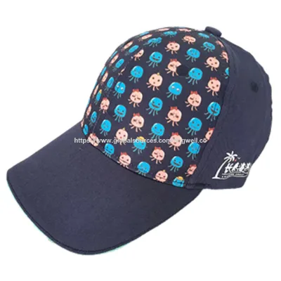 Top Quality Allover Print Children Hat Baseball Cap Sport Cap Hat
