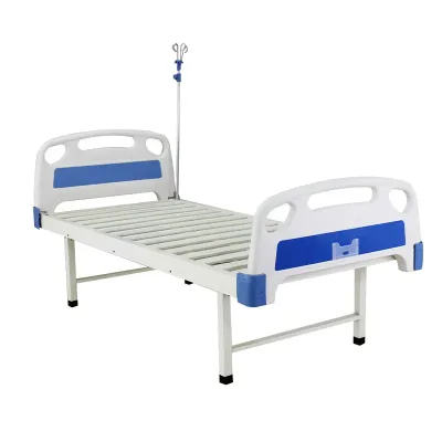New Flat Bed Adult Children Manual Hospital Bed Medical Nursing Bed medical equipment for clinic