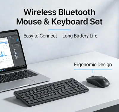 OEM CS10L Silent Typing Wireless Keyboard Mouse Set Full Layout 104 Keys Optical 1600DPI MouseKeyboard Comb for Business Office