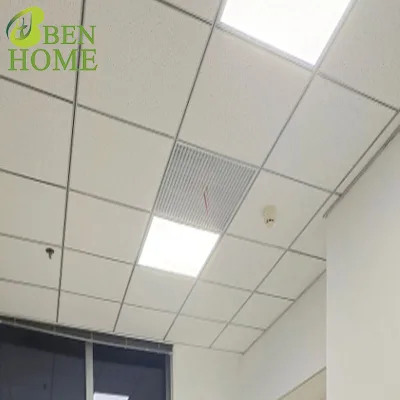 Stable Dimension Long Service Life Noise Isolation Mineral Wool Ceiling Tile Engineering Decoration Ceiling Panel