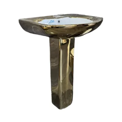 Luxurious Golden WC Set Toilet Bidet S-trap P-trap Elongated Bowl Bathroom Luxury Sanitary Ware Gold Plated Ceramic PP Material