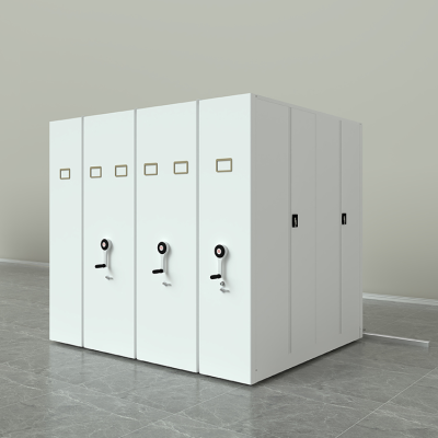 Office Legal Archive Mechanical-Assist Mobile Shelving