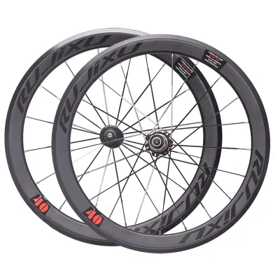 Manufacturer's Hot Selling 20 Inch 451 Carbon Fiber Wheelset, Foldable Bicycle Wheelset Open Caliper V Brake/C Brake Wheelset