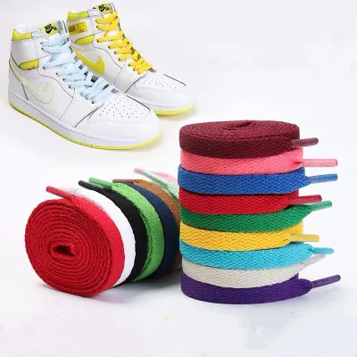 Factory Custom Shoelaces Personalized Blank Colorful Shoe Laces Most Easy Matching Colors Laces