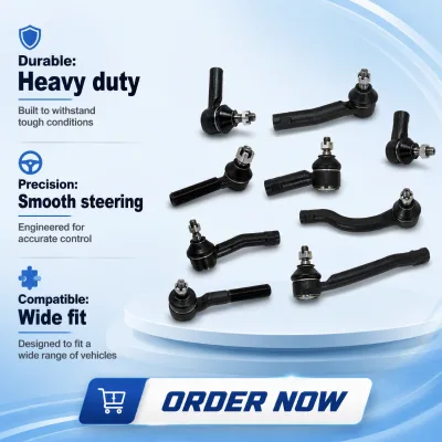 Wholesale Forged Steel Universal Steering Tie Rod End Link Supplier for Ford F150 Dodge Ram Pickup Opel Astra Skoda Octavia