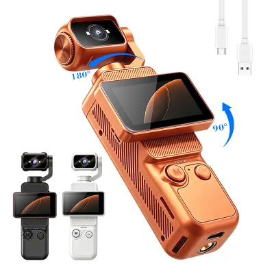 Professional Intelligent Handheld Video Camera Support Loop Portable Video Camera Recording Handheld Camera for Video Recording