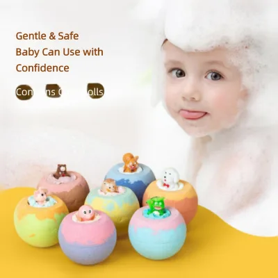 Bath Ball Children's Toy Bath Salt Ball - 100g - Explosion Perfumed Bubble Bomb - Children's Bath Salt Ball Bubble Ball
