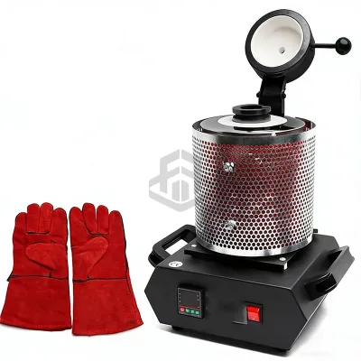 Portable Gold Smelting Furnace with Solid State Relay for Jewelry Casting