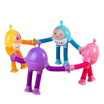 Suction Cup Toys Pop Tubes Stress Relief Telescopic Screaming Chicken Fidget Sensory Anti-stress Squeeze Screaming Chicken