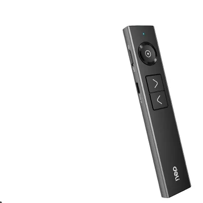 Deli 50681G Flip Pen, Digital Charging, USB Plug and Play Long-distance Light Spots clear PPT Recording Translation Key Points