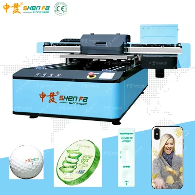 Phone Case UV Flatbed Inkjet Printers 6090 Inkjet Printing Machine for Acrylic Metal Plastic Bags
