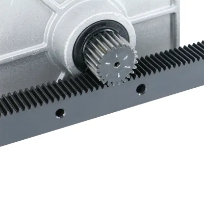HLTNC Black CNC Router Engraving Machine Parts 45# Steel 1000mm 2000mm Helical Spur Gear Rack for CNC Machine