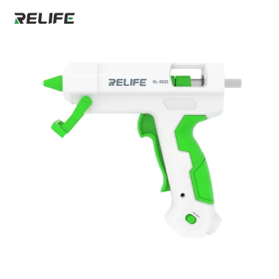 RELIFE RL-062E Hot Melt Glue Gun with Heat-Resistant Nozzle Seal Wax Glue Sticks DIY Gun Heating Glue Sticks Phone Repair Tool