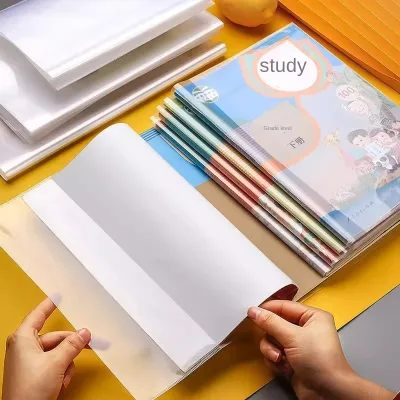 Transparent Thickened Plastic Book Cover Protective Film 16K-Size Elementary School Students China Wholesale Book Wrapping Film