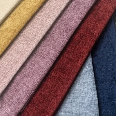 High Grade 100% Polyester Chenille Fabric for Upholstery Sofa Pillow Curtain Cushion