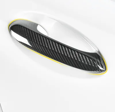 HH Luxury Decorative Door Handle Cover for Toyota GR SUPRA A91/J29 BMW Z4 G29 840i/430i-Toray 3K Carbon Fiber Easy Installation