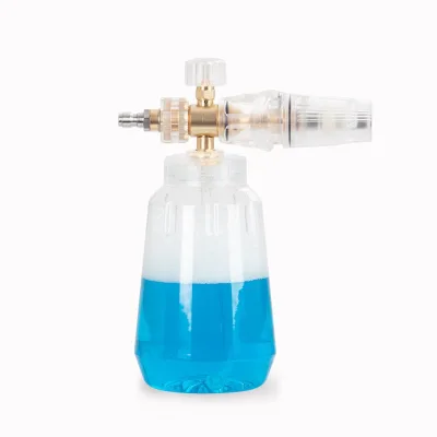 Foam Cannon - Pressure Washer Gun with 1/4 Inch Quick Connect and Adjustable Nozzle Car Wash Sprayer with 1 L Bottle