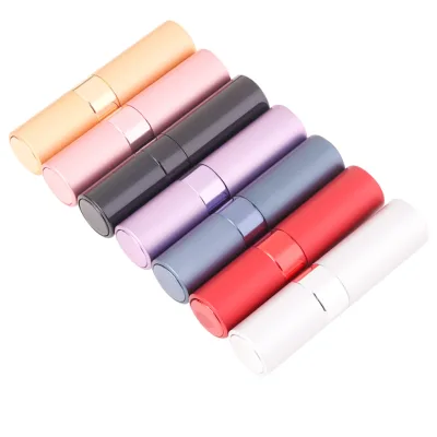 High Quality Mini 8ml Pocket Size Aluminum Glass Perfume Bottle