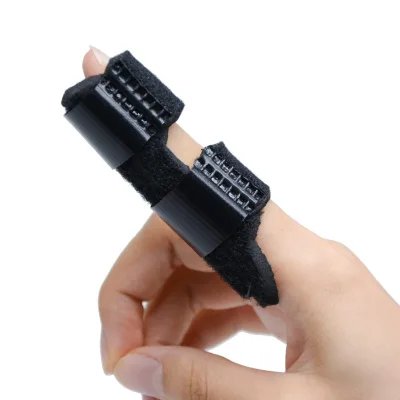 Sports Safety Comfortable Adjustable Finger Splint Brace for Straightening Curved Bent Locked Mallet Finger Knuckle Support