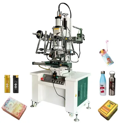 Hot Sale Semi Automatic Flat Heat Transfer Machine with PLC Control Easy to Operate Tumbler Shuttle Heat Press Machine