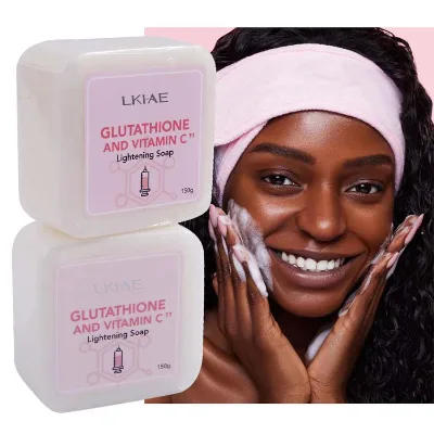 OEM ODM Glutathione Natural Soap Vitamin C Glutathione Brightening Lightening Deep Cleansing Face&body Natural Handmade Soap