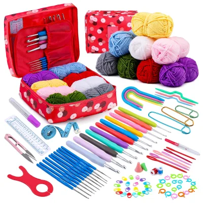 Crochet Kit with Yarn Set, Crochet Kit for Beginners, Crochet Enthusiasts