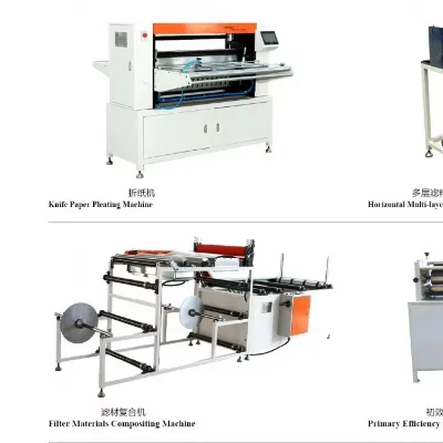Factory Price Multilayer Filter Media Pleating Machine Pleat Grid Filter Knife Pleating Machine