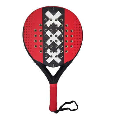 Professional Carbon Fiber Beach Tennis Racket for Adults for Padel Sports and Entertainment Durable Plastic Material