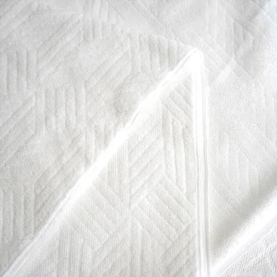 Ihram Hajj Towel  Compressed Polyester Soft Floral Woven Disposable  2 Pieces for All