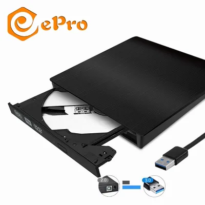 EDD08 High Quality Extra-thin USB3.0 External Mobile Optical Drive Notebook DVD-RW DVD/CD Computer Laptop Type-c Port