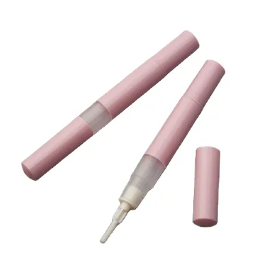 Empty Twist Pen Cosmetic Container 3ml Cuticle Oil Lip Gloss Nutrition Nail Oil Pen with Brush Dispenser