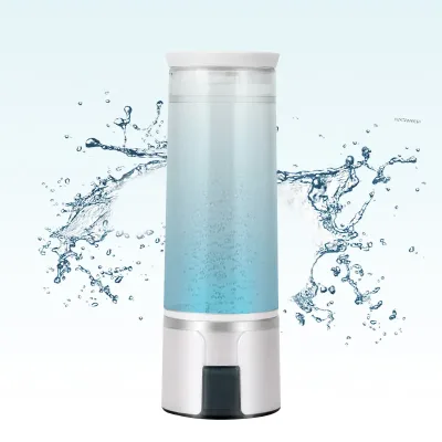OEM ODM Suppliers Hydrogen Rich Water Bottle Generator USB Rechargeable 1500 MAh Hydrogen Water Electrolysis Cup for Outdoor