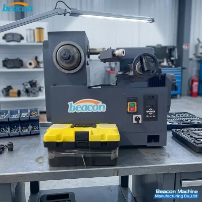 Automotive Brake Disc Drum Lathe C9335A Heavy-Duty Frame Auto Feeding Small Vehicle Brake Rotor Skimming Resurfacing Machine