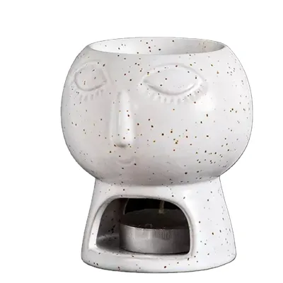 Handmade Ceramic Candle Aromatherapy Lamp Stove Incense Burner for Home Decor Essential Oil Household Spa Yoga