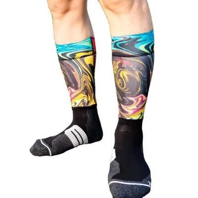 IRONDONKEY Anti Slip Outdoor Cycling Socks Cycling Men and Women's Elastic Compression Sports Socks Bicycle Accessories