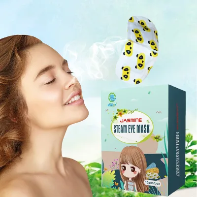 Hot Sale Jasmine Steam Eye Mask Heating Pad Warm Spa Eye Mask