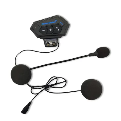BT-12 Motorcycle Helmet Earphone V4.2 Speakers Handsfree Calls Motorcycle Helmet Headset