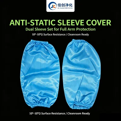 Factory Direct Strip Blue ESD Arm Cover Antistatic Dust-Free Over Sleeve for Cleanroom Industrial Laboratory Applications