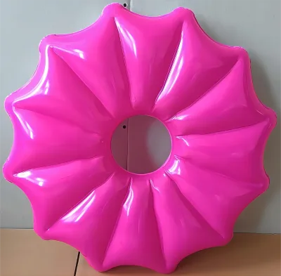Customizable Pink PVC Inflatable Pet Collar, Digital Printing Inflatable Model for Advertising Equipment Decoration