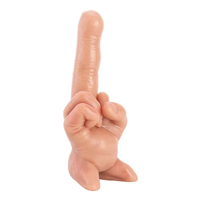 Finger Style Disdainful Packing Not Obvious Penis Dildos Realistic Soft Silicone Base Dildo