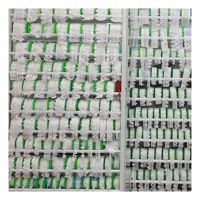 Wholesale Garments Accessories Lace Trim Embroidered Milk Silk Lace Trim Fabric Ribbon Lace Applique and Trim
