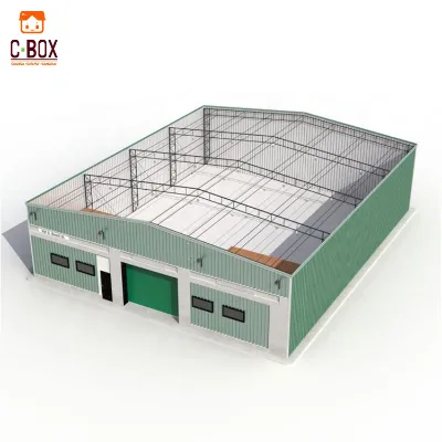 CBOX Pre Fabricated Multi Storey Workshop Steel Structure Drawing Building