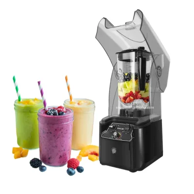 OEM Professional 2200W Commercial Blender With Shield Quiet Sound Enclosure Juicer Blender Heavy Duty