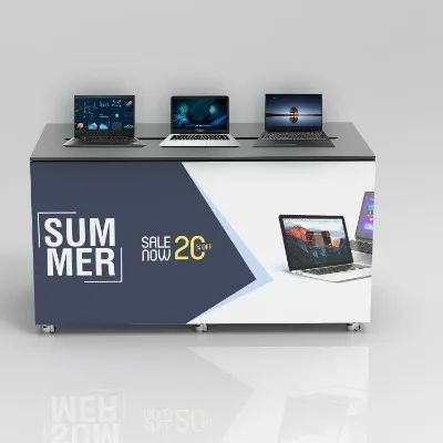 HD P2.0 Smart Indoor Display Showcase LED Screen Stand for Chain Store Promotion Display