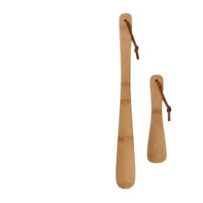 Bamboo Shoe Horn Shoe Horn with Long Handle Comfortable Household Sundries for Men and Women Shoe Lifter